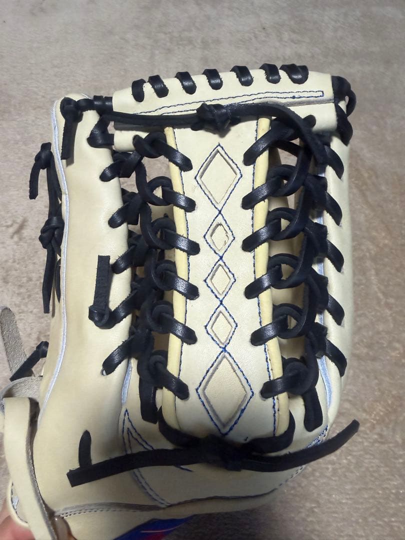 Rawlings 硬式グローブ クリーム色 収納袋付き