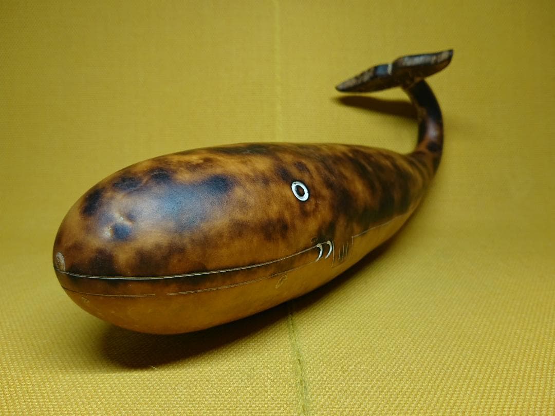 【美品】サカナ　クジラ　オブジェ　置物　インテリア　工芸品　美術品　A3314