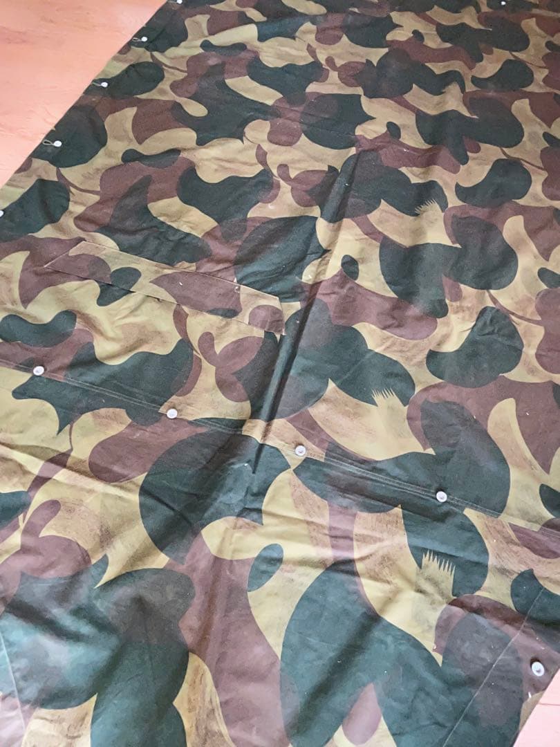 ベルギー軍幕　パップテント美品　ビンテージ　2枚セット　1956