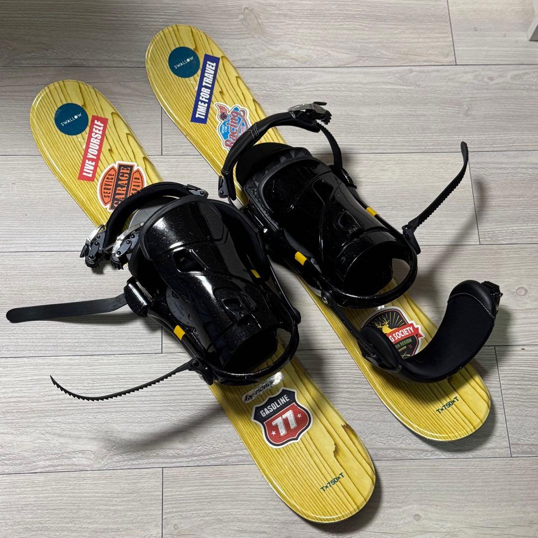【スノーブーツ対応】ショートスキー、ファンスキー
