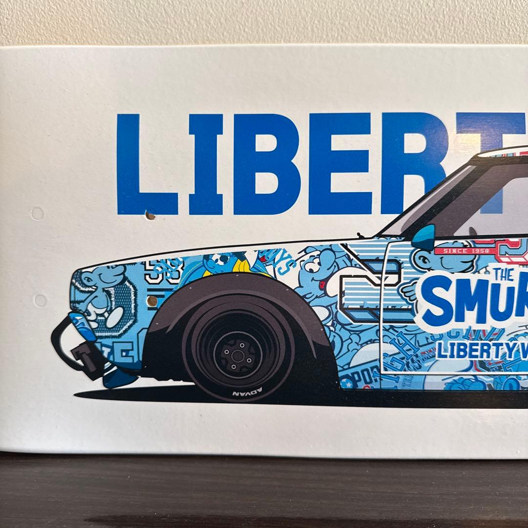 リバティーウォーク スマーフコラボ　lb liberty walk レア