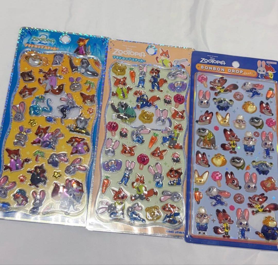 ボンボンドロップシール ディズニー 1弾 ズートピア サンリオ プリンセス
