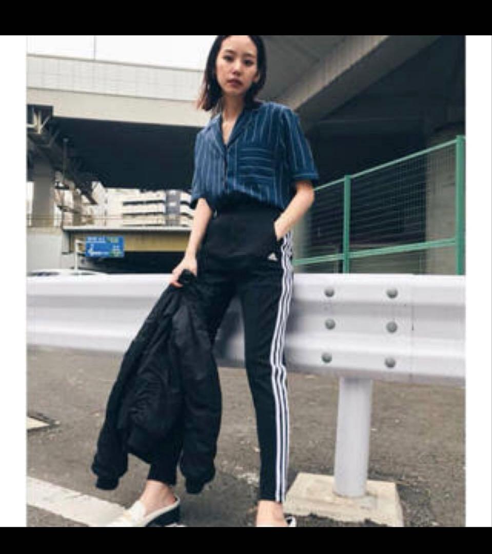 moussy adidas コラボ　ジャージパンツ