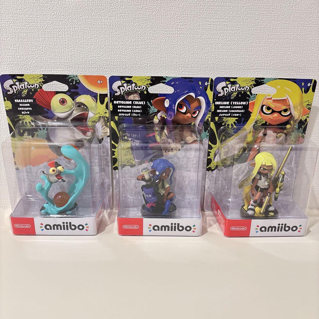 amibo スプラトゥーン トリプルセット コジャケ、オクトリング、インクリング