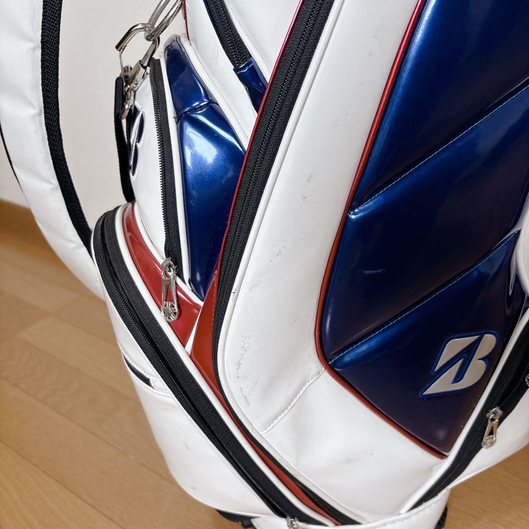 K478 BRIDGESTONE エナメル キャディバッグ