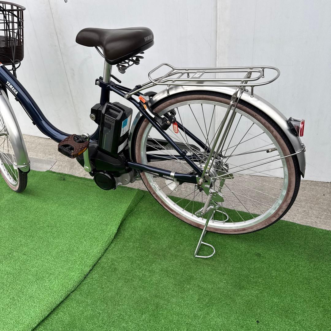 YAMAHAヤマハ電動アシスト自転車24インチ バッテリー12.3Ahブルー美品