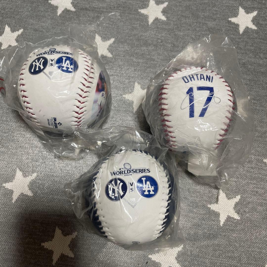 2024年ワールドシリーズ・50/50 大谷翔平 ボール3個セット