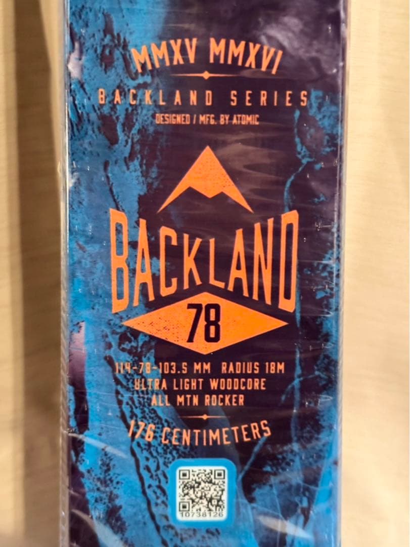 【新品未使用】 ATOMIC アトミック BACKLAND 78 176cm
