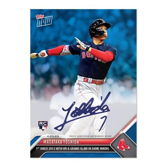 吉田正尚 2023 MLB TOPPS NOW 173 /49 サイン