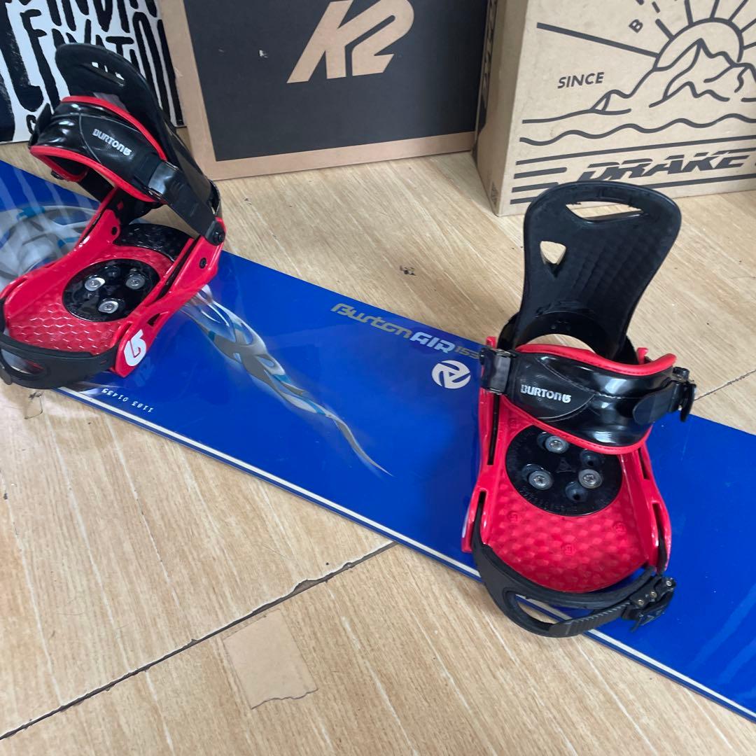 BURTON　バートンスノーボードセット　AIR　153㎝　バインディング付