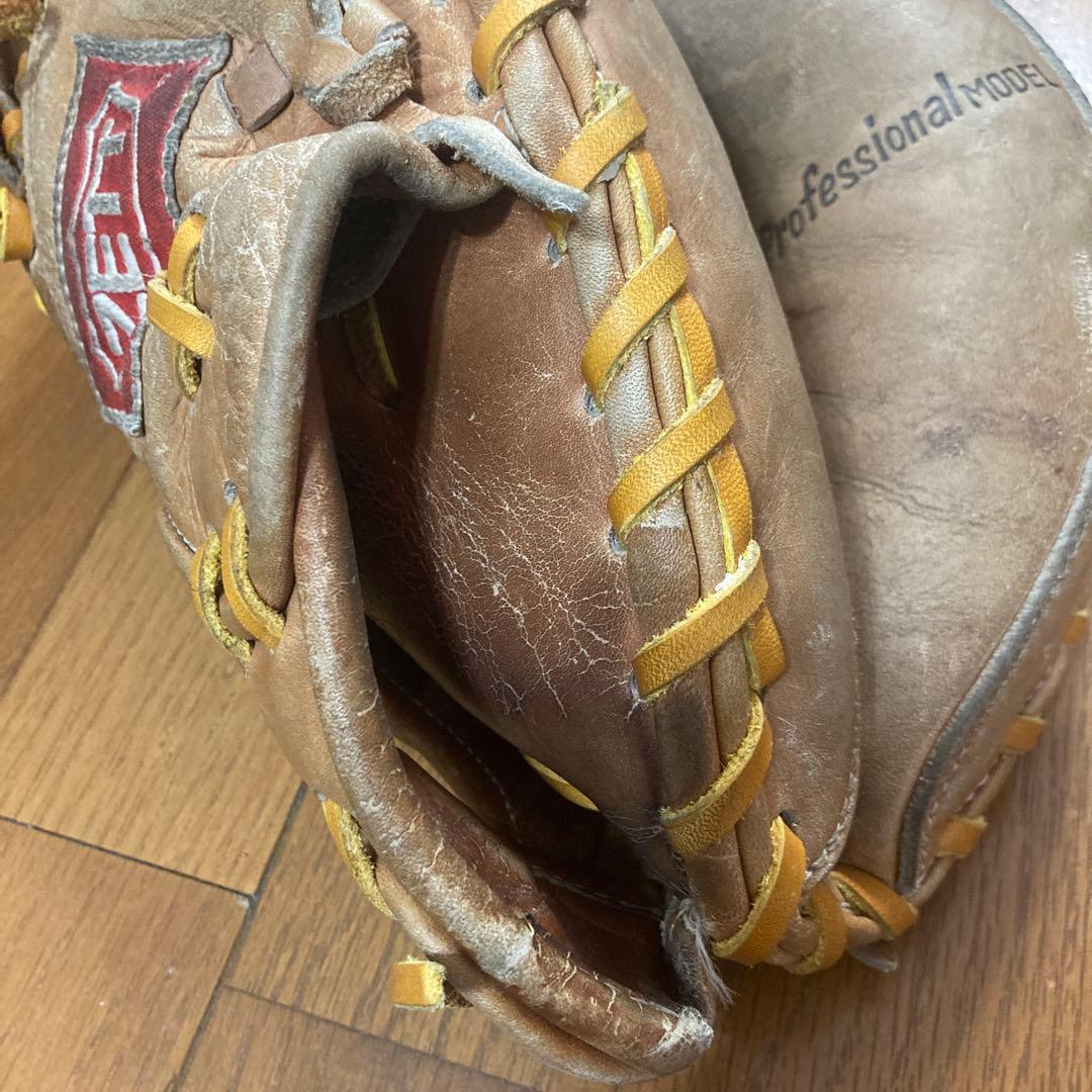 ZETT キャッチャーミット 王冠ラベル 軟式