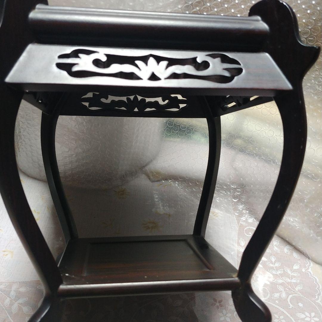 香炉台　香台　茶道具　紫檀　古美術　骨董品