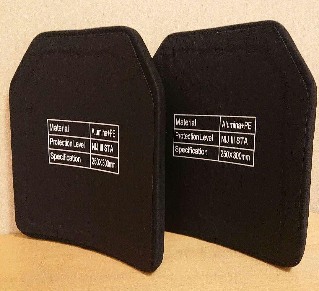 NIJ-Ⅲ レベル3 防弾プレート 5.56～7.62㎜弾(M4やAK等)を防ぐ