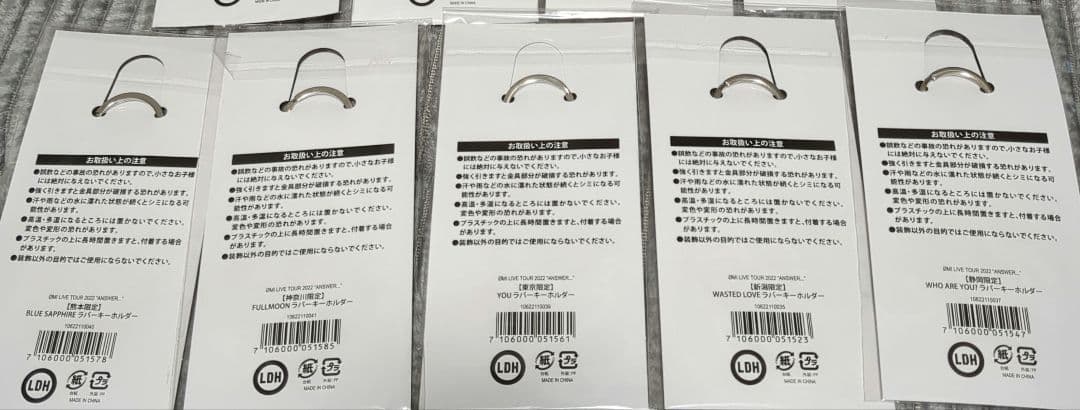 ØMI ルーヴくん ご当地限定ラバーキーホルダー9種