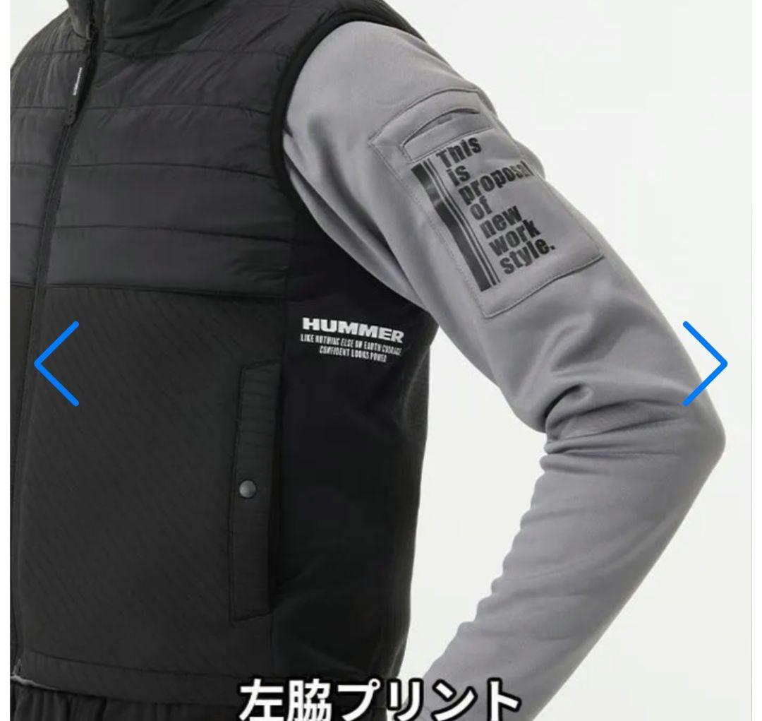 HUMMER ハイブリッドヒートベスト Size L ブラック