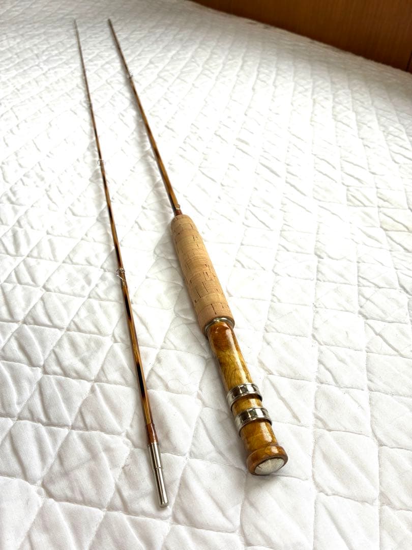 新作トンキン.バンブーロッド、7'0\".#4.ミデアムアクション千鳥柄
