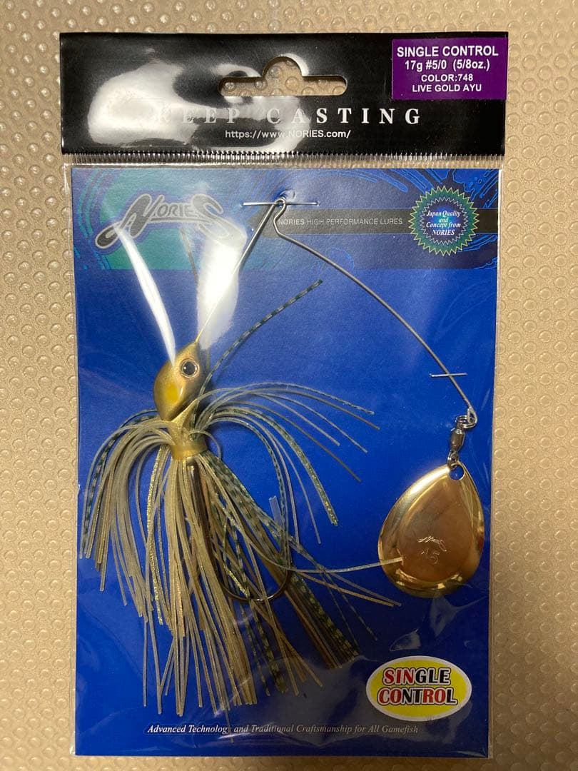ノリーズ　シングルコントロール17g 5/8oz 4個　フリップギル コギル