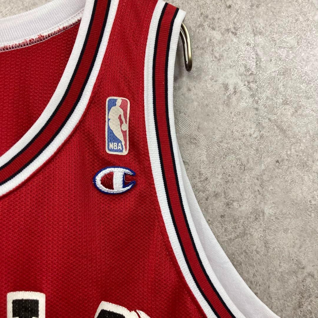 レア90s《チャンピオン》NBAシカゴブルズ 刺繍タンクトップ/メンズ2XL
