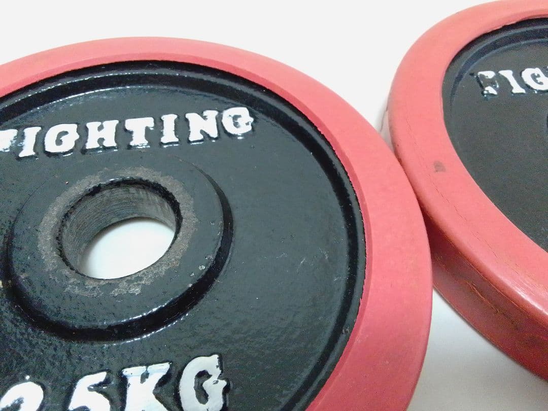 ファイティングロード ラバー付 ダンベル 2.5kg×8枚 20kg 28mm