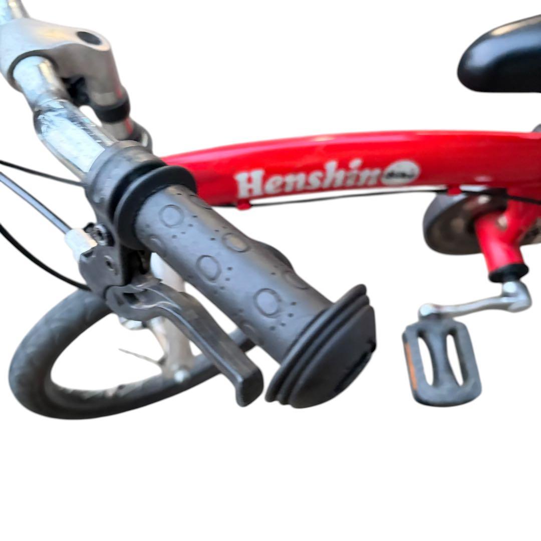 へんしんバイク 16インチ 赤 スタンド付 幼児用自転車