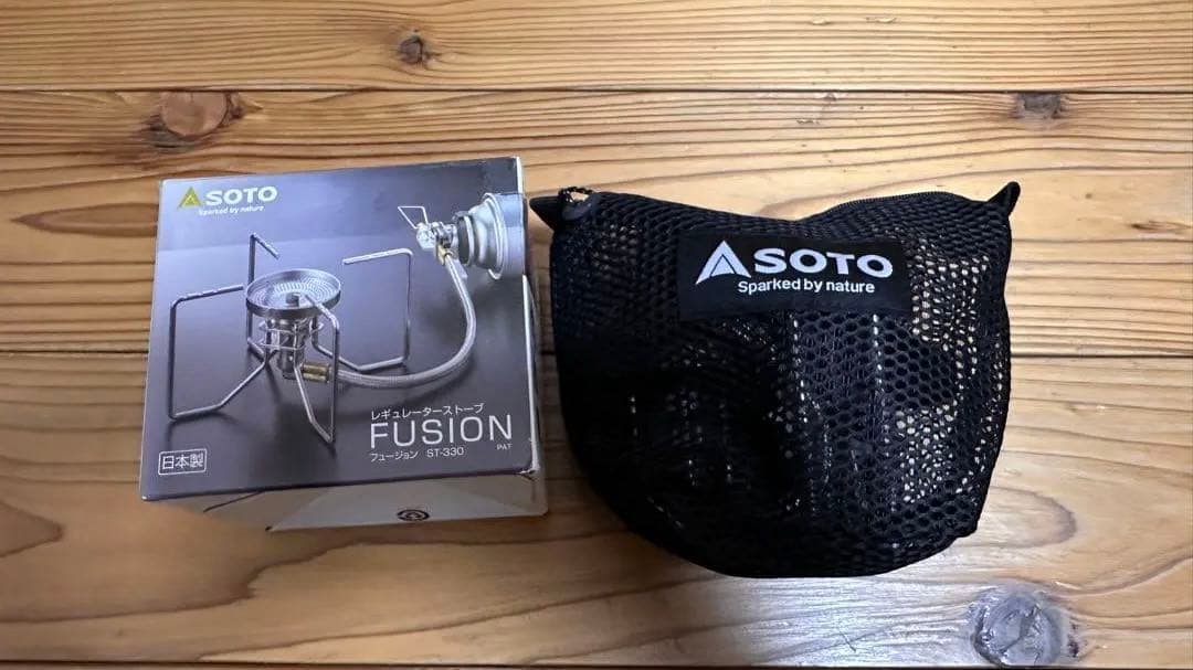 SOTO FUSION ST-330 バーナー　純正シリコンチューブ・ケース付属