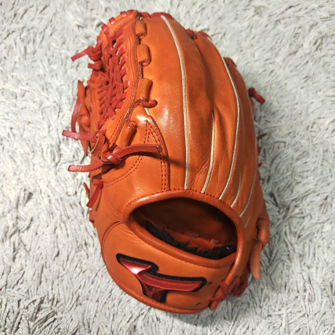 【左利き】mizuno　ミズノ　軟式グローブ　オレンジ　will drive