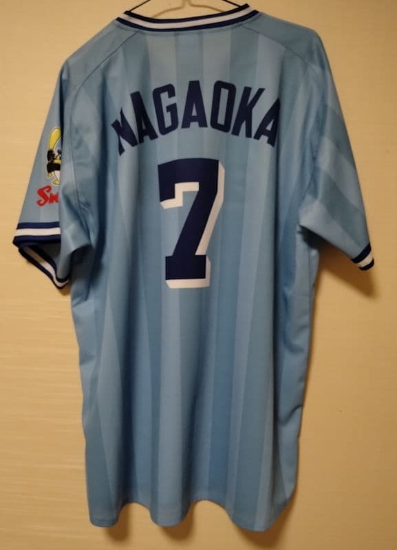 長岡② 東京ヤクルトスワローズ 1994-1996年ビジター 復刻ユニフォーム
