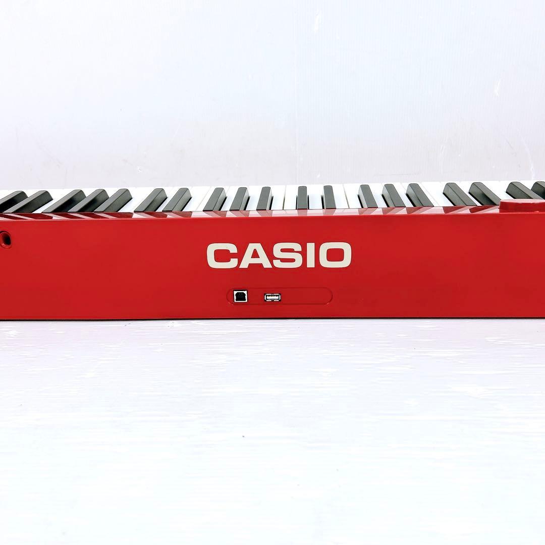 カシオ　電子ピアノ Privia PX-S1100　赤　88鍵盤　キーボード
