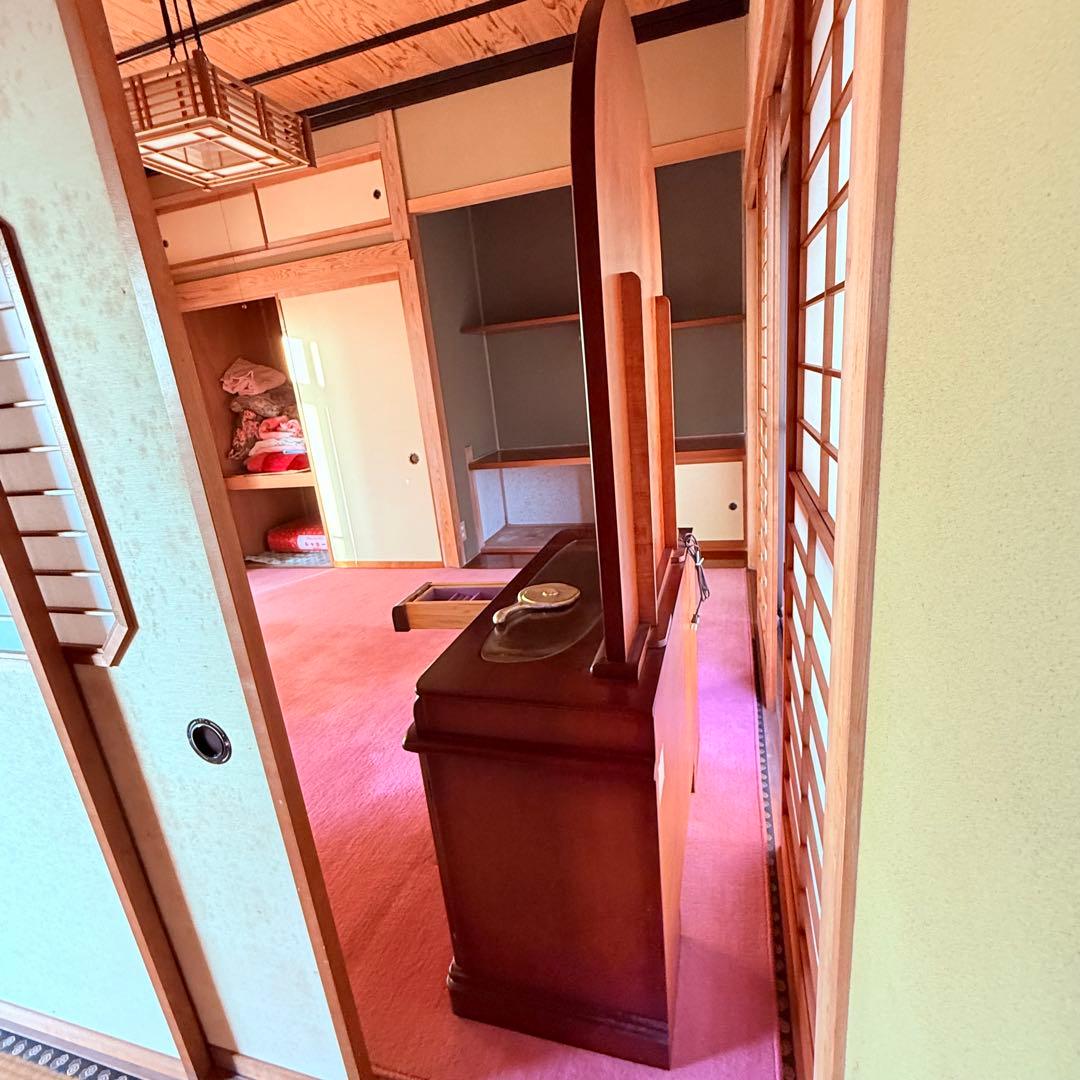 2236様感謝‼️これさえあれば‼️昭和の淑女のラウンドドレッサー　鏡台机　旭硝子