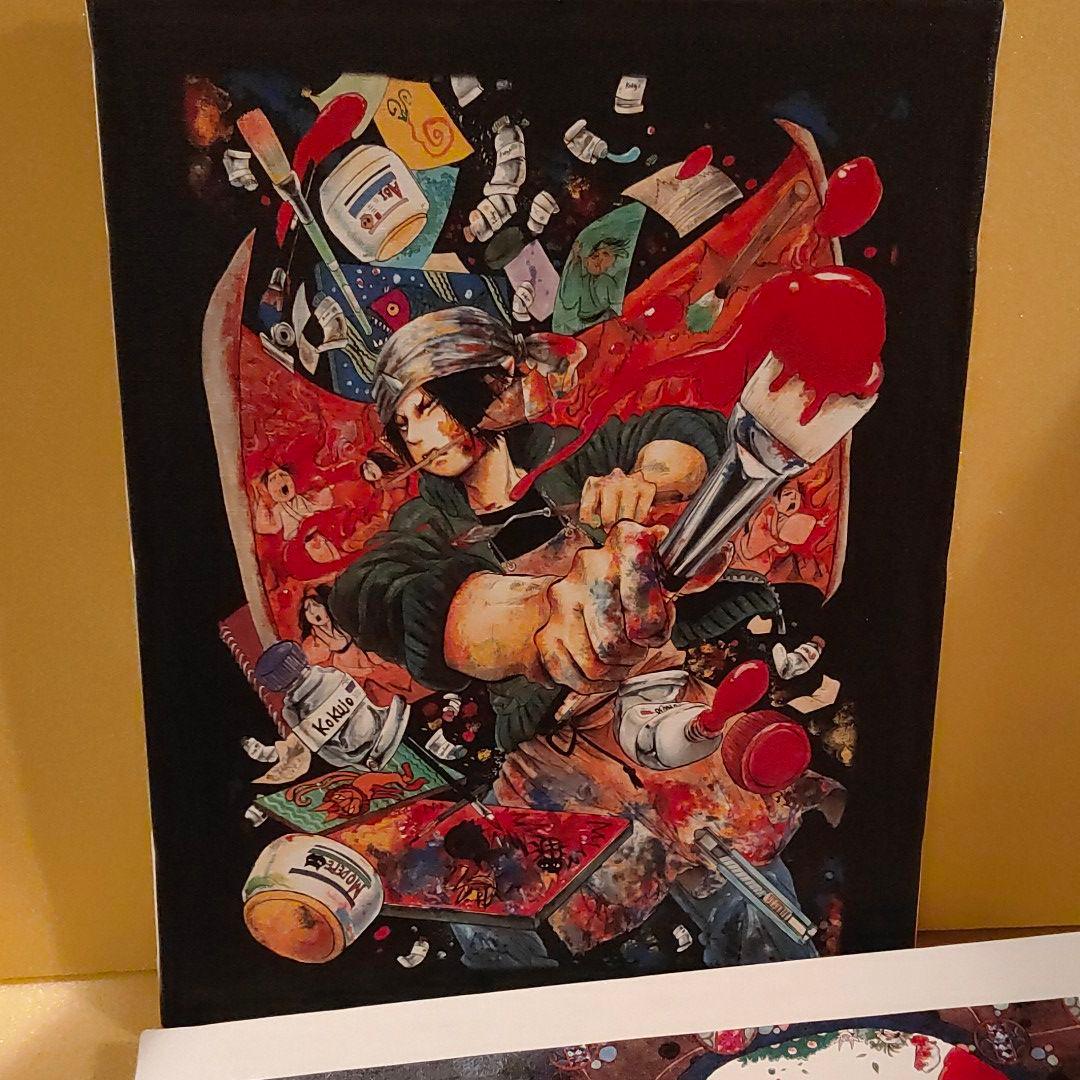 鬼灯の冷徹　キャンバスアート　キャンバス　原画展　イラストボード