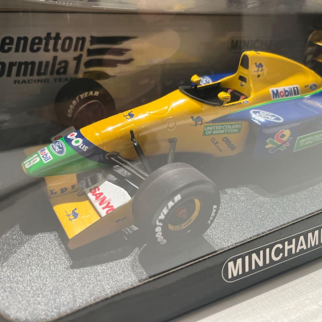未使用品ミニチャンプス　ベネトンフォード　B191B M.シューマッハ　1992