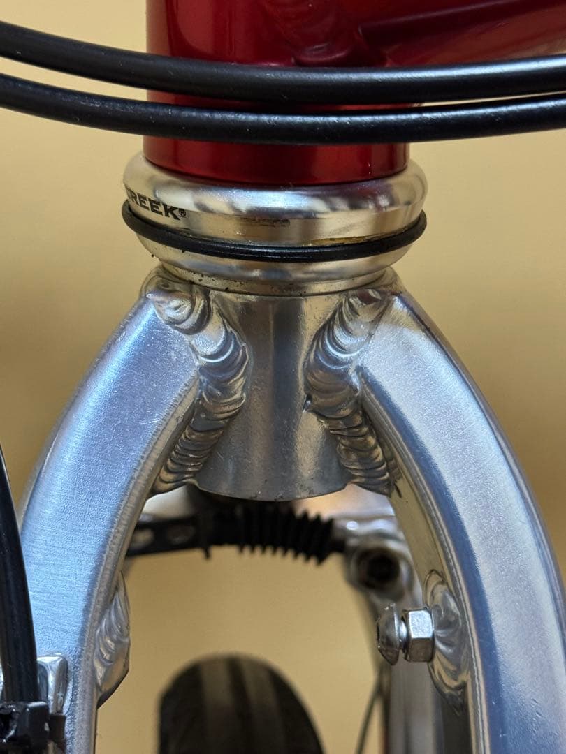 PEUGEOT 折りたたみ自転車 レッド／ポリッシュ