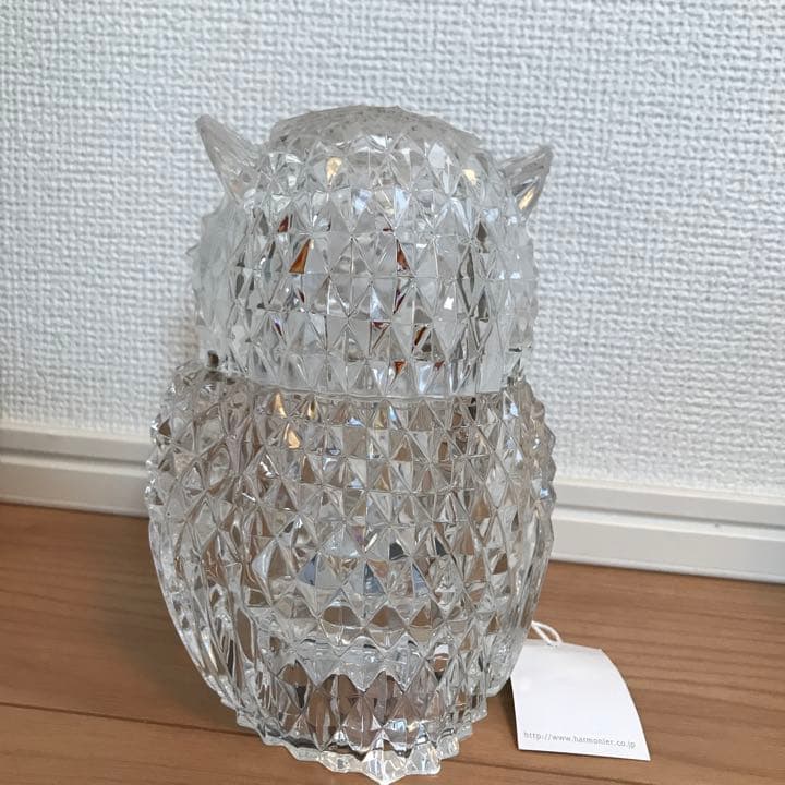 フクロウ　ハルモニア　ライト　小物入れ