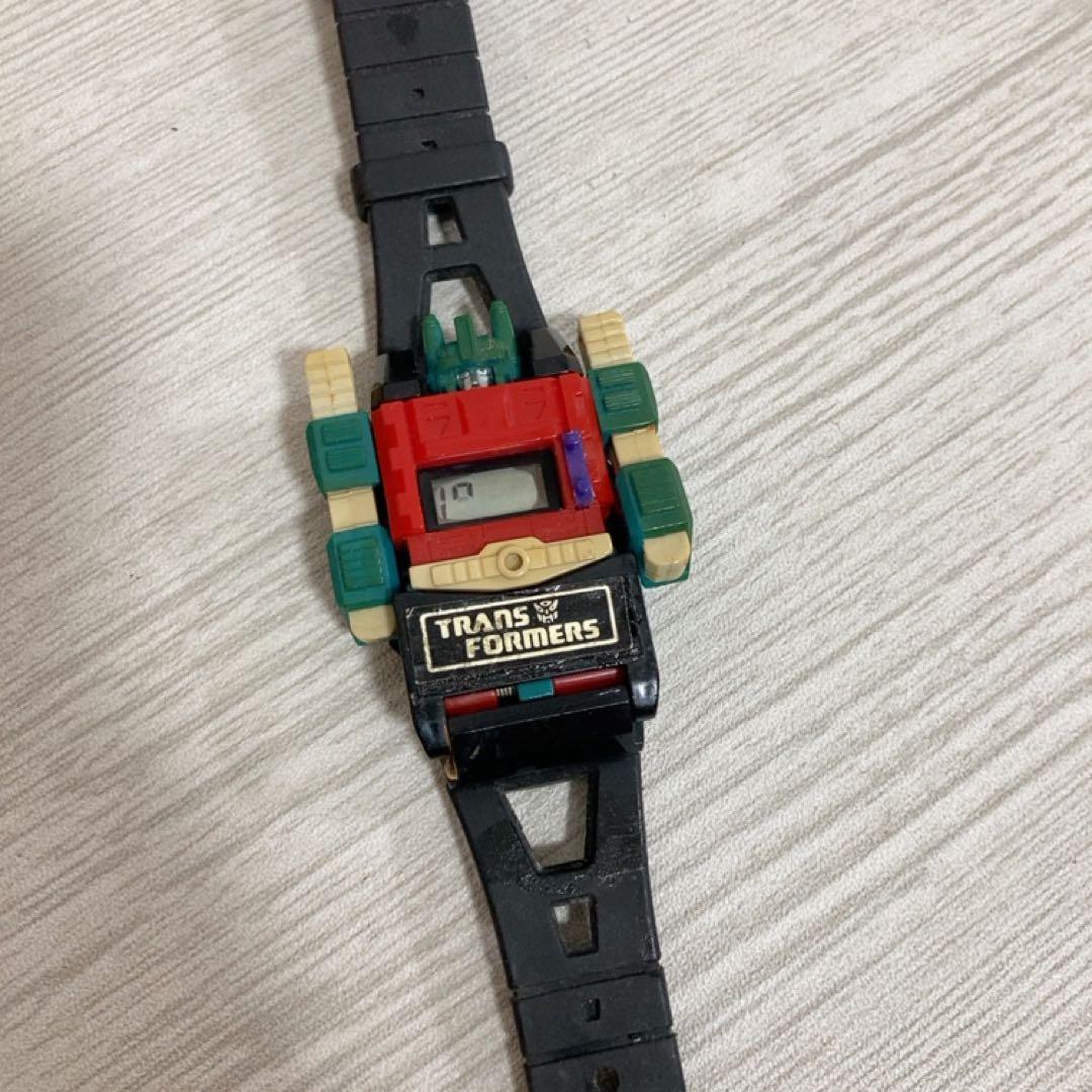 【希少・当時物】タカラ ウォッチロボ トランスフォーマー 液晶一部表示あり