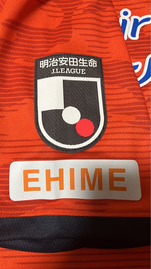 愛媛FC オーセンティック 1stゲームシャツ　半袖　XL ユニフォーム