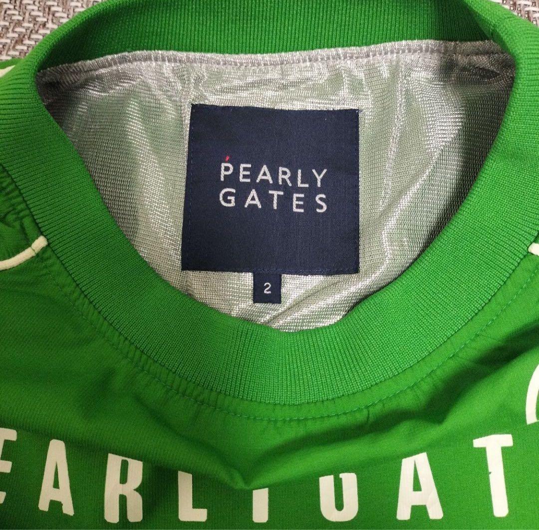 PEARLY GATES グリーン 長袖ジャケットsize2防風防寒スニード