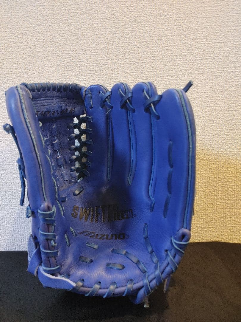 ミズノ　ビューリーグ　軟式　Mマーク　 ブルー　青ビュー　オールラウンド
