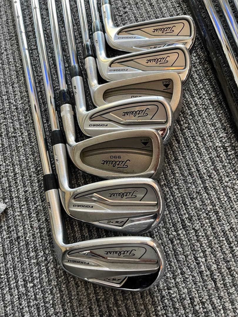 【おまとめ】TaylorMade ゴルフバッグ ネイビーゴルフクラブセット