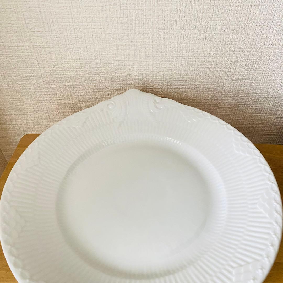 ＊⚫︎ロイヤルコペンハーゲン　ハーフレース　装飾大皿　　　　　　　　　　　　　和⑤