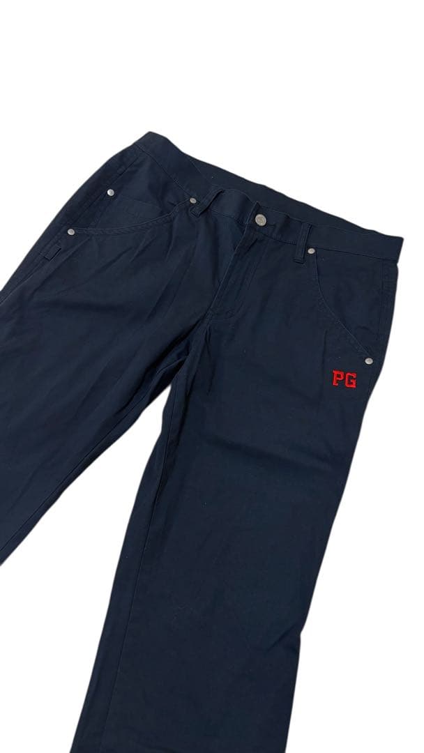 PG パーリーゲイツ　パンツ　メンズ5 Lサイズ　ネイビー　ゴルフパンツ