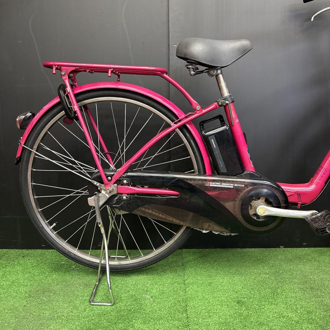 電動自転車 Panasonic Gyutto ピンク 3人乗り対応　15★