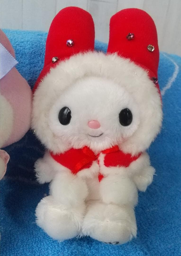 マイメロディ　マスコット　ぬいぐるみ　キーホルダー　ドーナツ　クリスマス