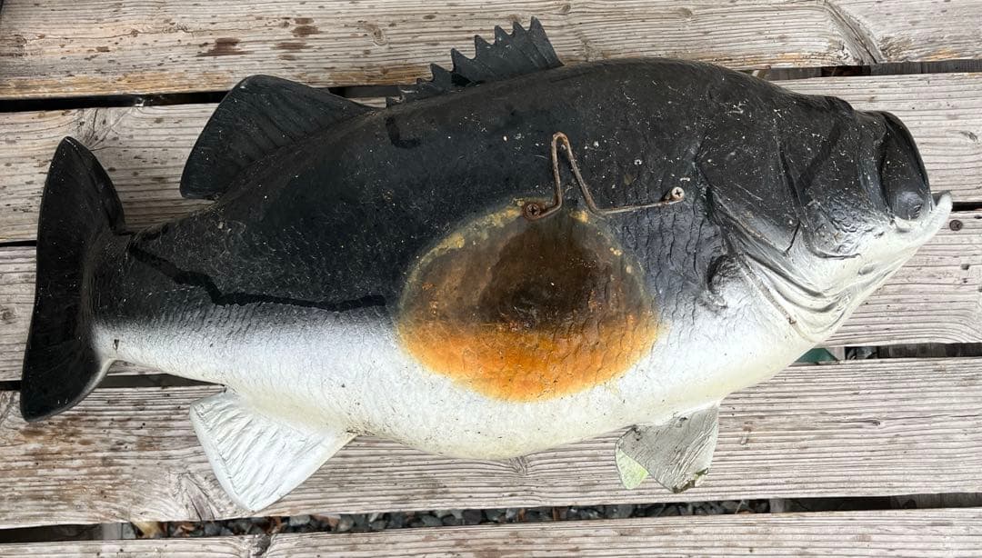 ブラックバス 釣り　フィギュア　レプリカ　模型　置物　剥製