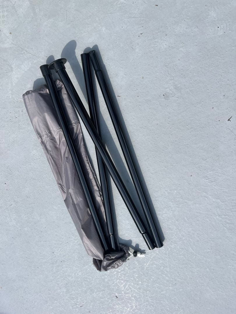 ONE POLE (M) グランドシート、タープ連結部分、自作スカート付き