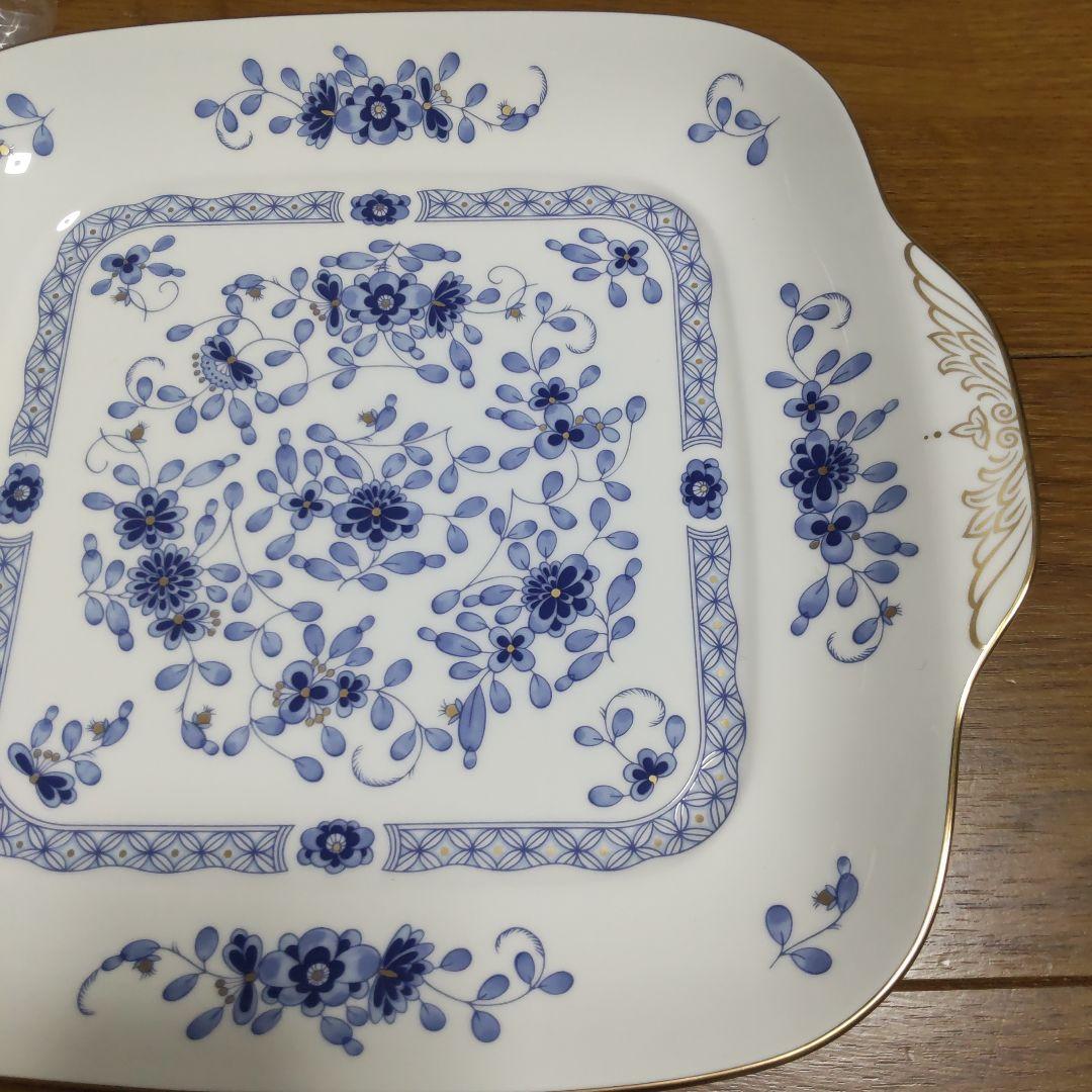 お値下 新品 ナルミ ミラノ 31cmサービスプレート スクエア B&B