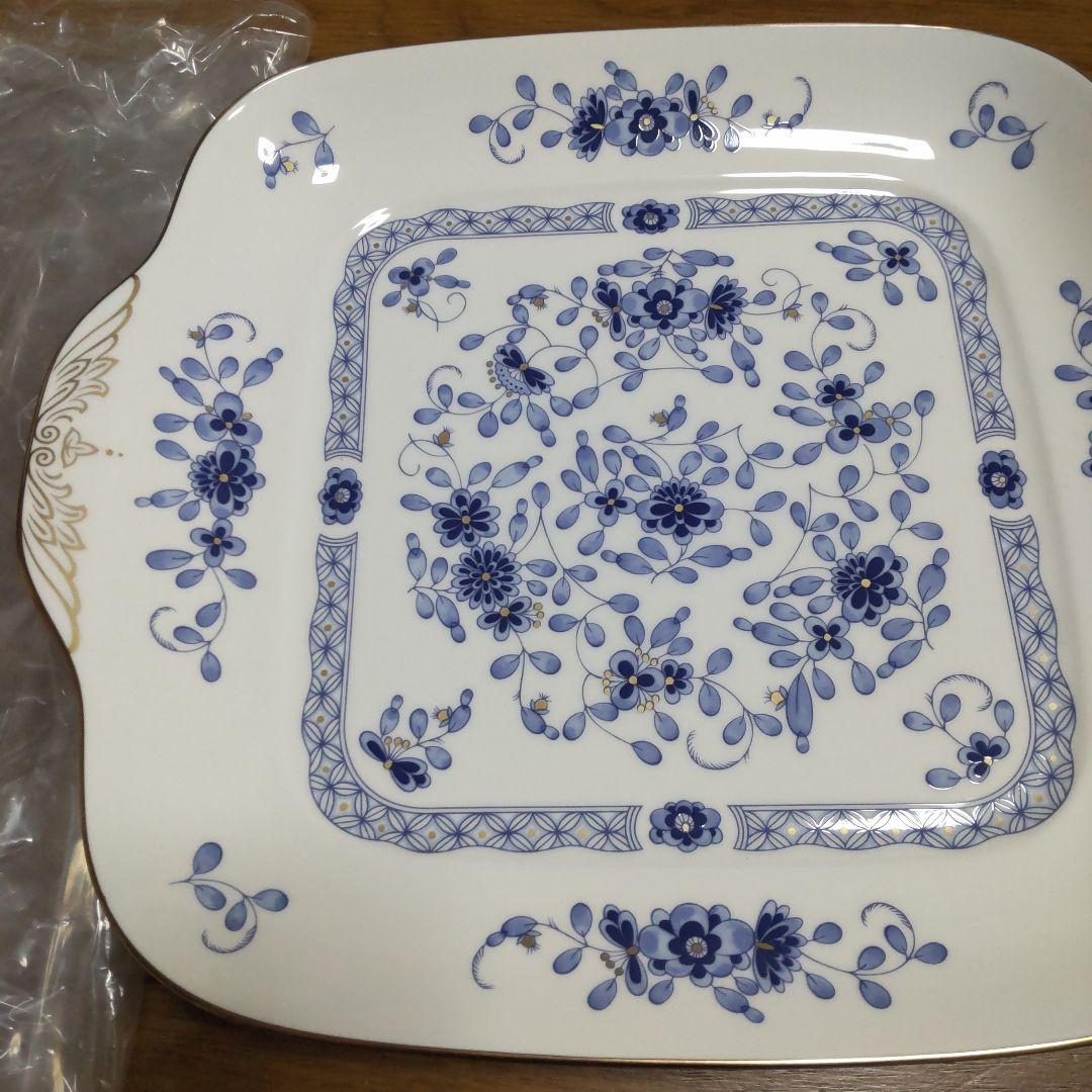 お値下 新品 ナルミ ミラノ 31cmサービスプレート スクエア B&B
