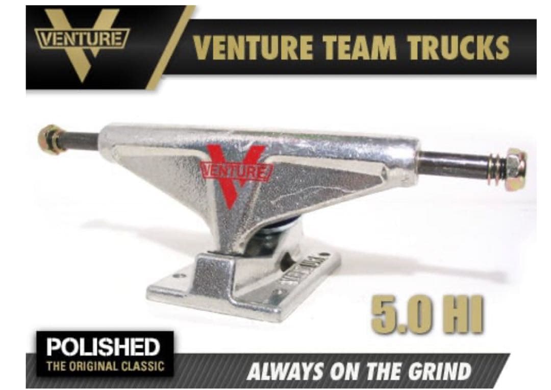スケートボード Venture Team Trucks 5.0 HI