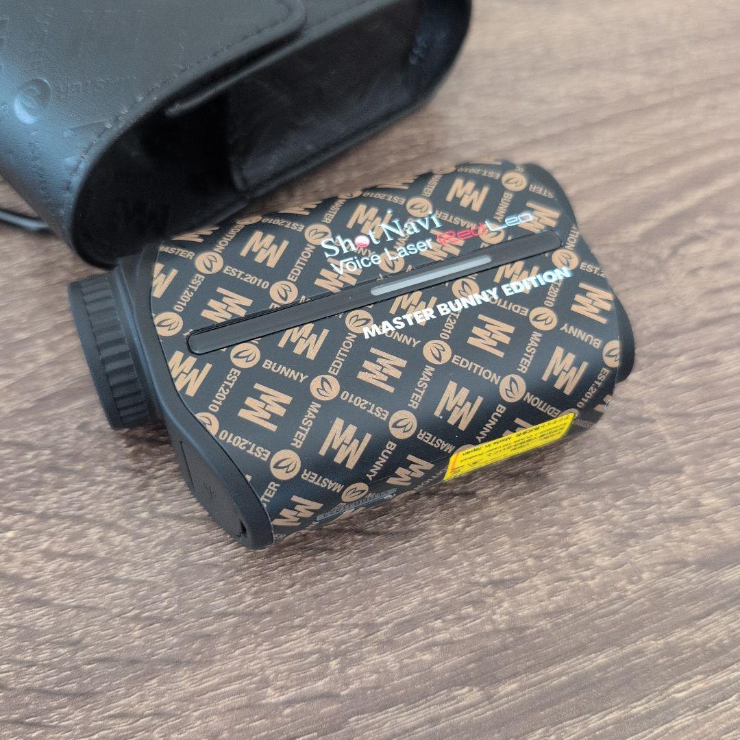 【ほぼ未使用】shot navi　マスターバニーエディションコラボ　ゴルフ距離計