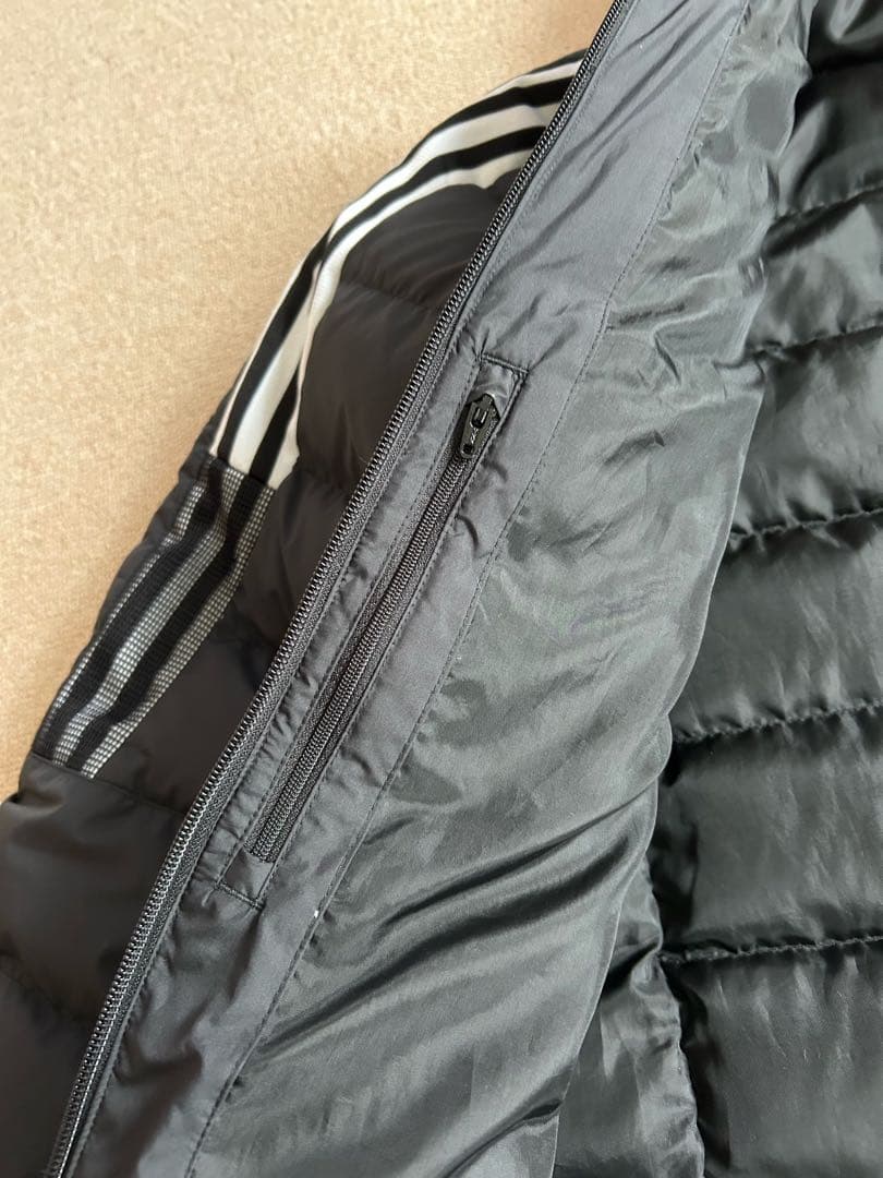 adidas ベンチコート　ロングダウンコート　M ブラック