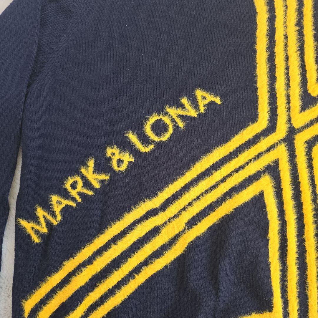 MARK & LINA スカルデザイン Vネックセーター